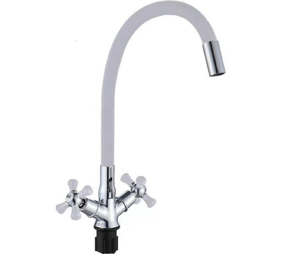 Изображение товара Смеситель для кухни Rainsberg с гибким силиконовым изливом R5893F-5