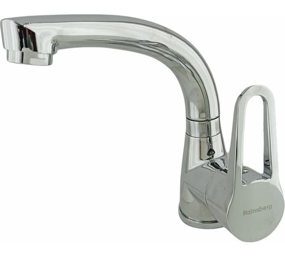 Изображение товара Смеситель для раковины Rainsberg хром, однорычажное управление, силумин R0613F-1
