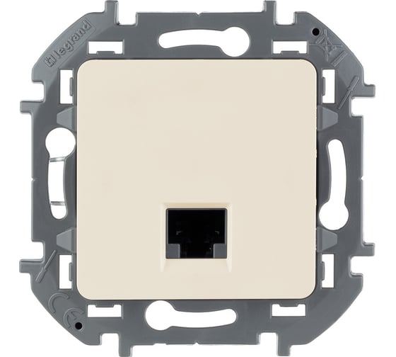 Изображение товара Розетка Legrand компьютерная RJ45 категория 6 UTP Legrand Inspiria слоновая кость 673831