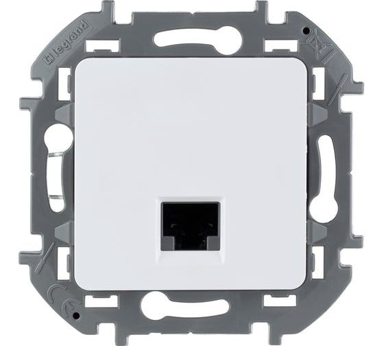 Изображение товара Розетка Legrand компьютерная RJ45 категория 6 UTP Legrand Inspiria белый 673830