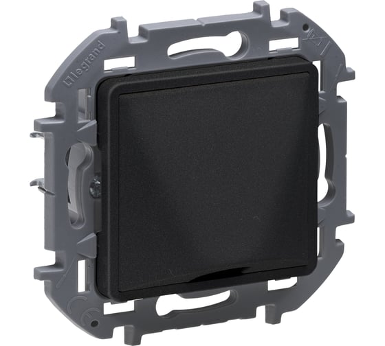 Изображение товара Вывод кабеля Legrand с зажимом для крепления - INSPIRIA - антрацит 673893