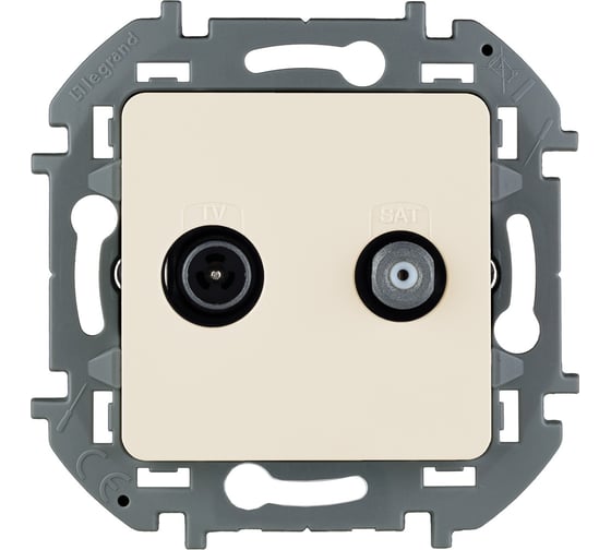 Изображение товара Розетка Legrand TV-SAT Legrand Inspiria "звезда" слоновая кость 673881