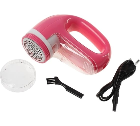 Изображение товара Машинка для удаления катышков LUAZON LUK-06 индикатор, 220 В, АКБ, розовая 3488128