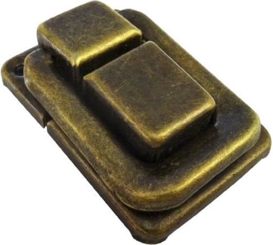 Изображение товара Замок для шкатулок кейсов Левша 35x25 мм, бронза У8-7049.СБ