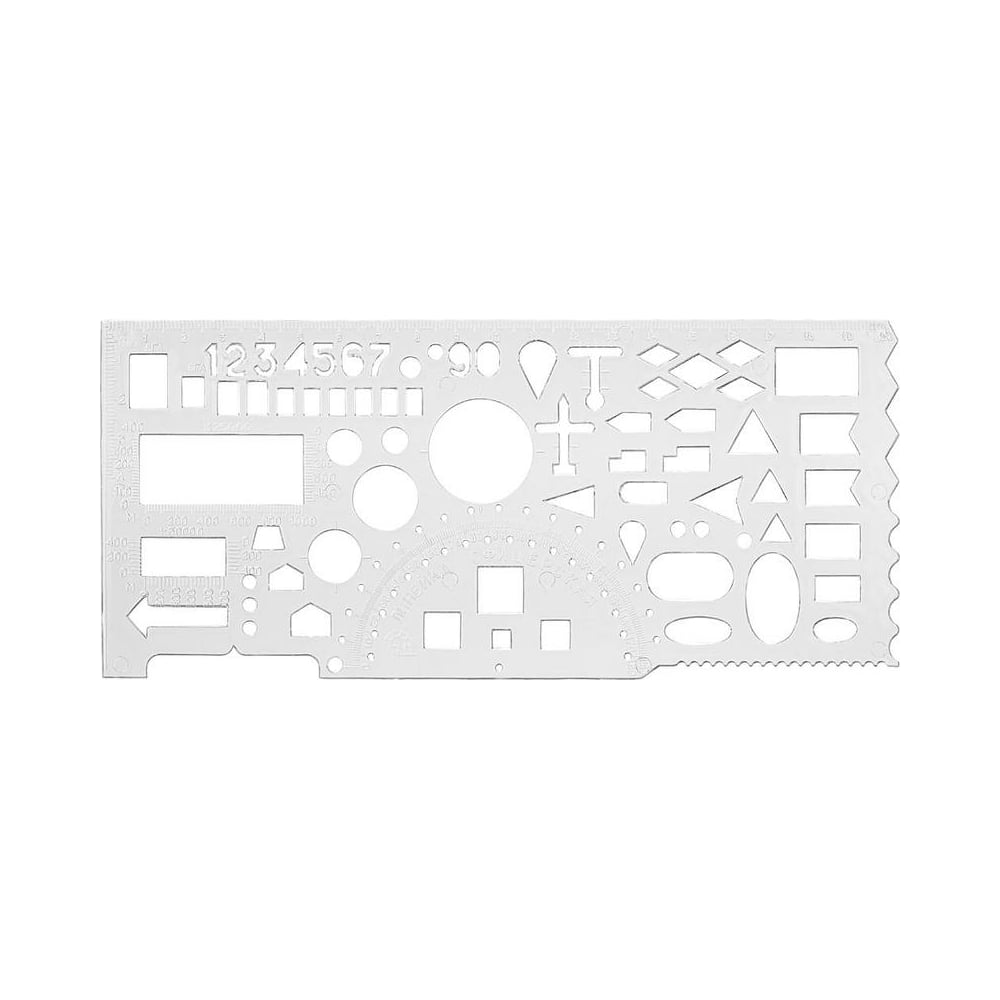 Изображение товара Линейка Attache Офицерская 20 см Прозрачная