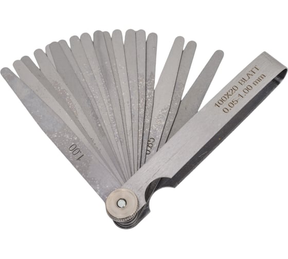 Изображение товара Набор щупов Вымпел №5 0.05-1 мм, 20 щупов, 100 мм 5198