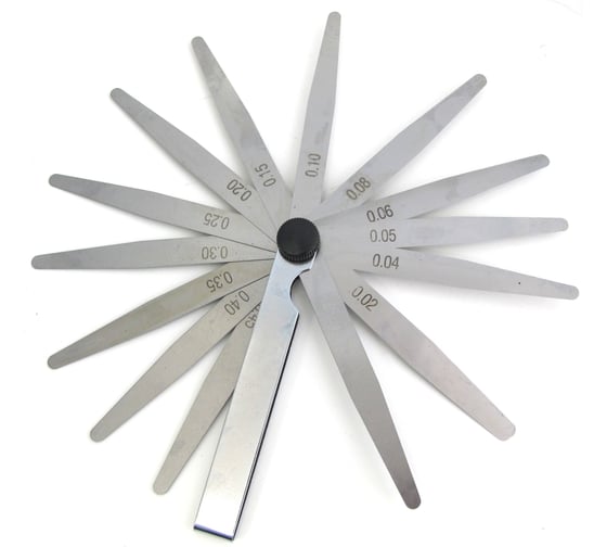 Изображение товара Набор щупов Вымпел №3 0.02-0.50 мм, 17 щупов, 100 мм 5196