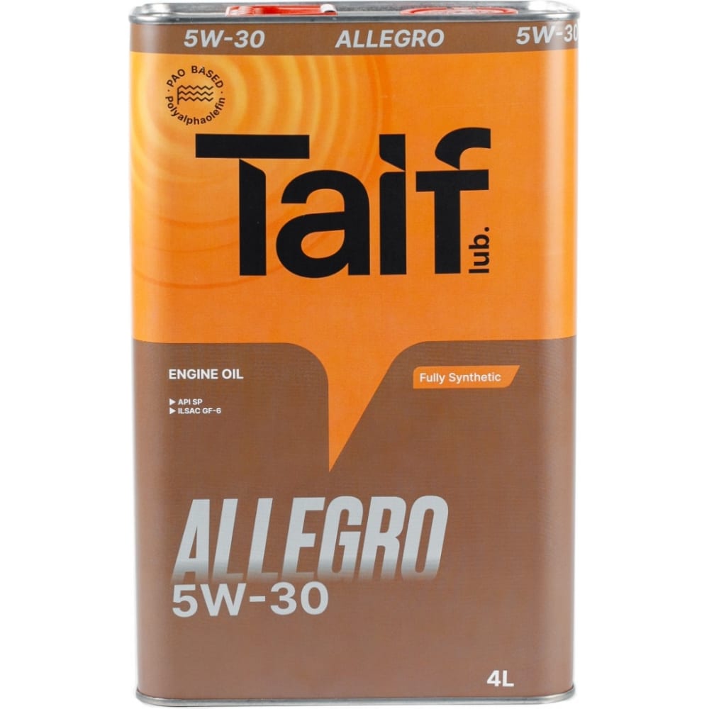 Синтетическое моторное масло TAIF - 211010