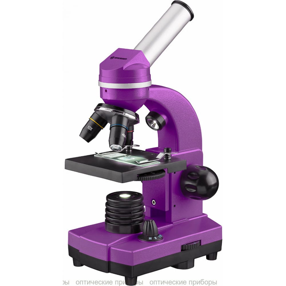 Микроскоп Bresser микроскоп bresser junior biolux sel 40–1600x фиолетовый 74321