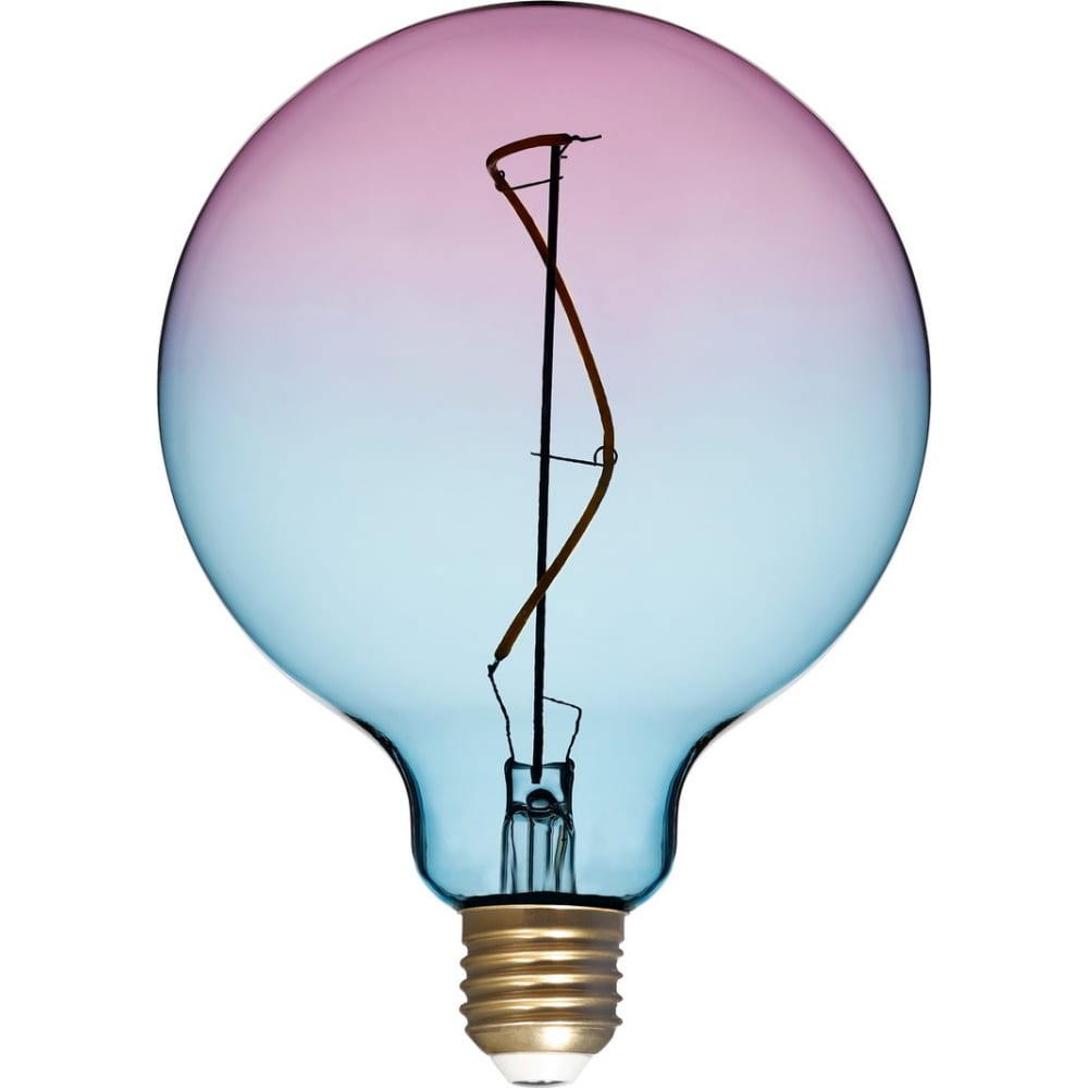 Светодиодная лампа Smartbuy лампочка декоративная love g125 тонированная шар 4 вт e27 8522