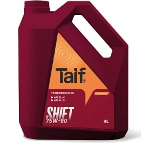 Изображение товара Трансмиссионное масло Taif TAIF SHIFT GL-4/GL-5, 75W-90, 4 л 214042