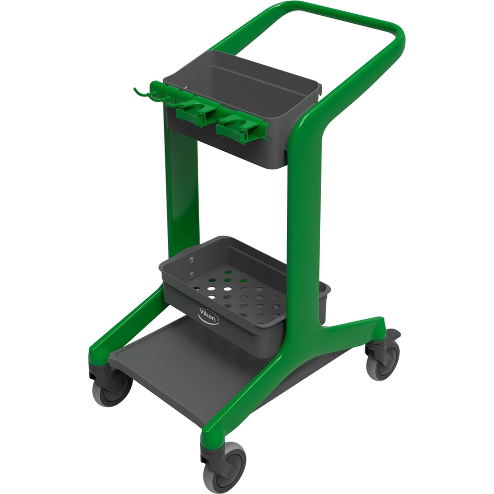 Мобильная станция очистки Vikan HyGo 780 мм, зелёный цвет 57002