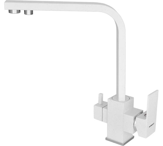 Изображение товара Смеситель для кухни WISENT с подводкой питьевой воды, белый W4333-3-18