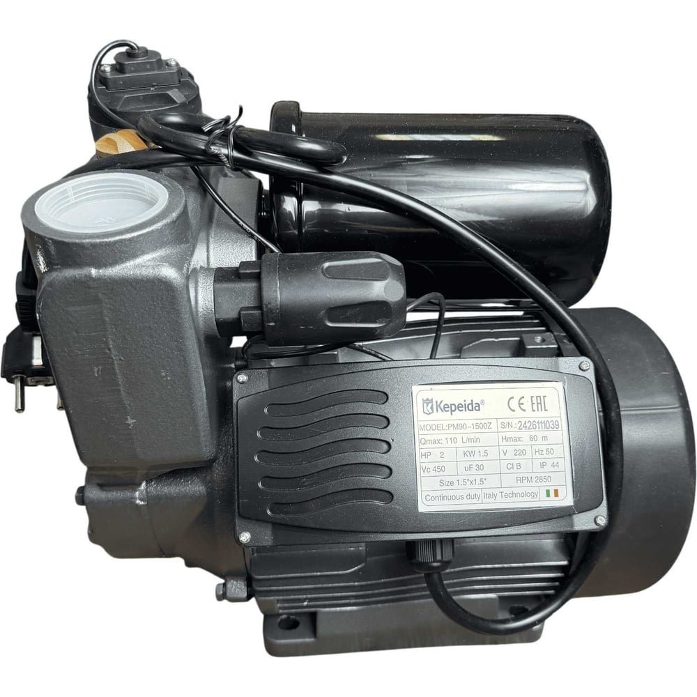Насос вихревой для повышения давления TORNERI PM90-1500Z Kepeida Т030383