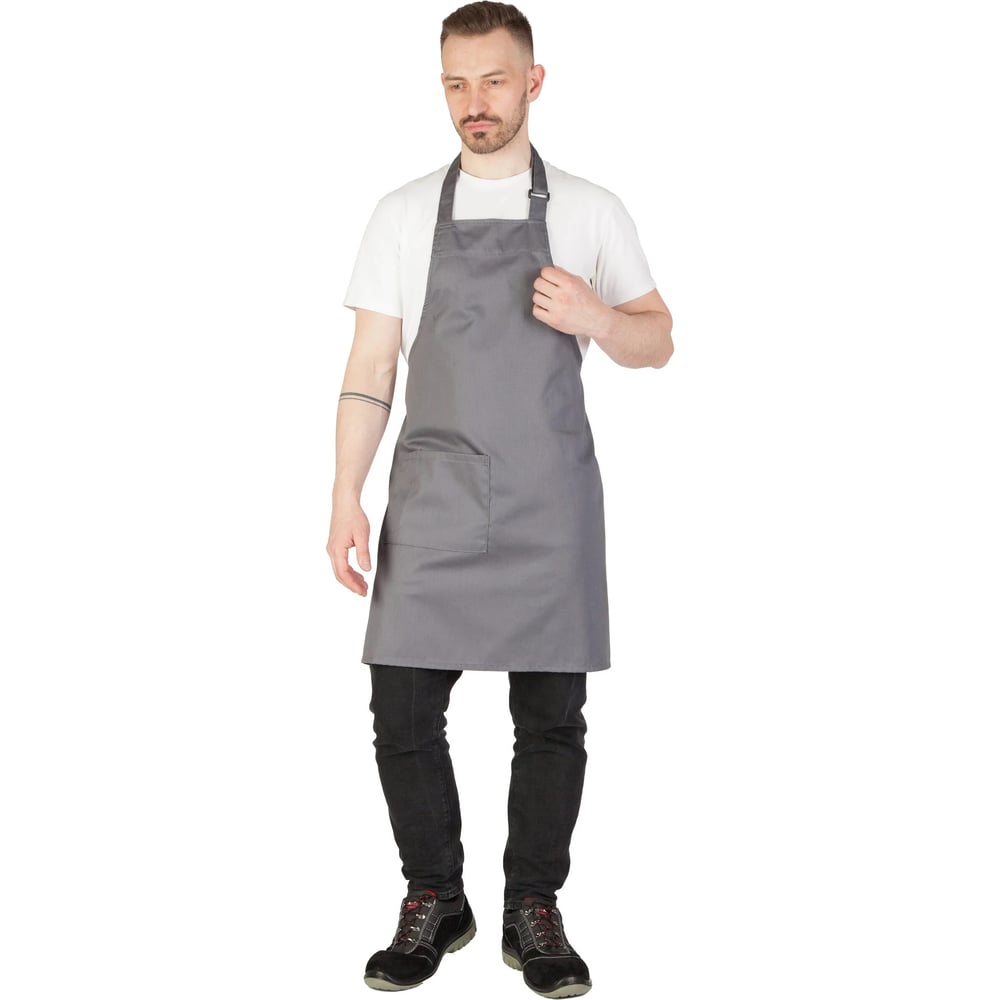 Фартук MILL Gray т. серый 35хб/65пэ пл.240 4660319476369