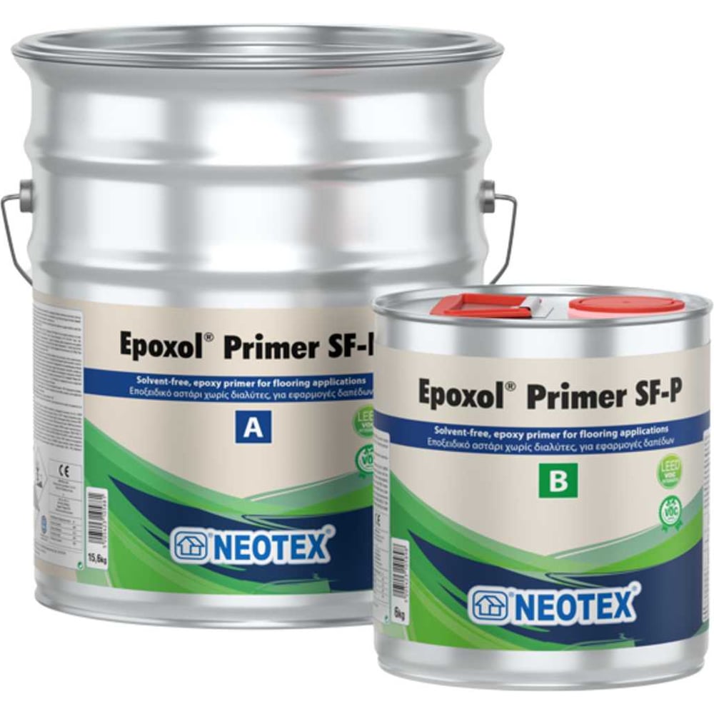 Изображение товара Эпоксидная грунтовка NEOTEX EPOXOL PRIMER SF-P A+В 9 кг 14710600 Изображение товара Эпоксидная грунтовка NEOTEX EPOXOL PRIMER SF-P A+В 9 кг 14710600