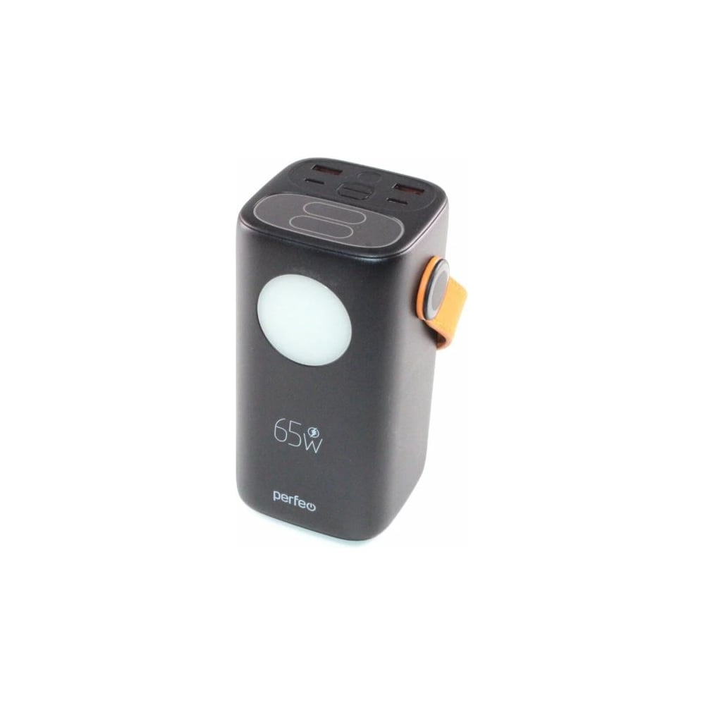 Powerbank Perfeo MOON 65W 40000 mAh/LED дисплей/PD+QC 3.0/2Type-C/2 USB/Выход:5A,max 65W/Black_ 30025084