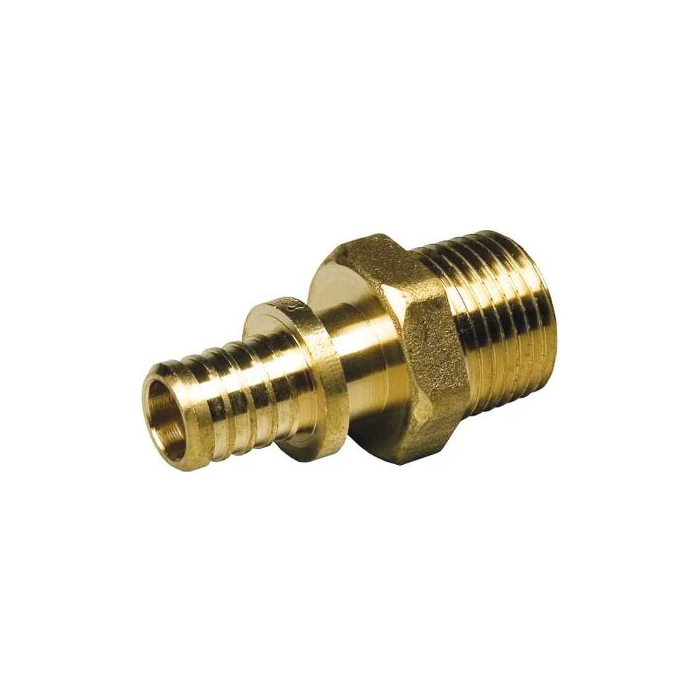 Соединитель прямой прессовой BYR PEX 3/4" x 25x3.5 мм, наружная резьба, 25 шт. 5014-25