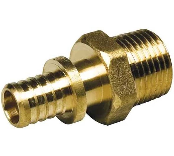 Изображение товара Соединитель прямой прессовой BYR PEX 3/4" x 25x3.5 мм, наружная резьба, 25 шт. 5014-25