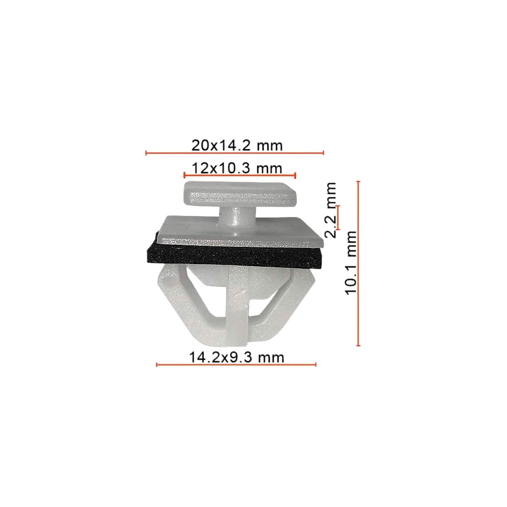 Клипса AVERS для Hyundai / KIA 87758-35010 10 шт 87758-35010-10
