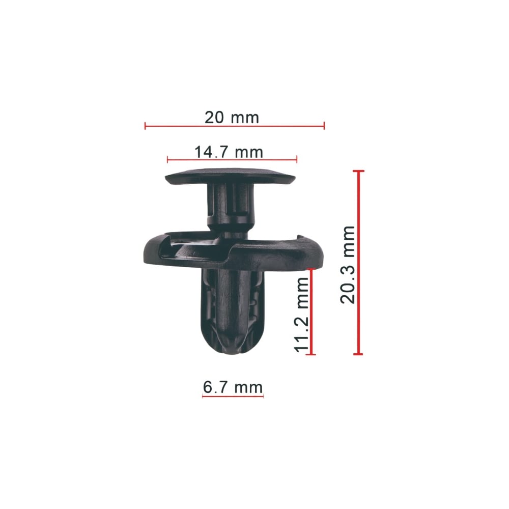 Клипса AVERS для Geely JQ693G69 10 шт JQ693G69-10