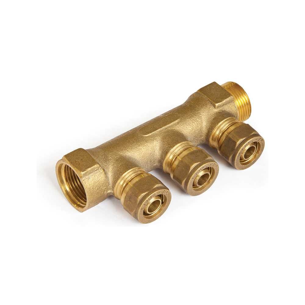 Изображение товара Коллектор компрессионный BYR PEX 3/4-T4-16 (1.8), 15 шт 2204В-15