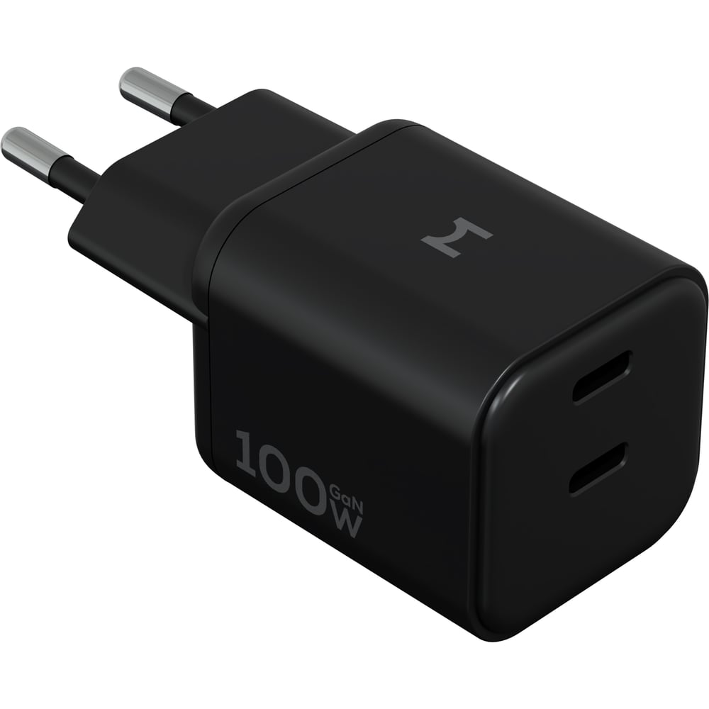 Компактное сетевое зарядное устройство MAGSSORY Nano Pro 100W GaN, с функцией быстрой зарядки, черный ACH017b