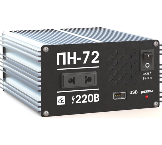 Изображение товара Преобразователь напряжения Вымпел ПН-72 12-220 В, чистый синус, 900 Вт для РЭБ 5242