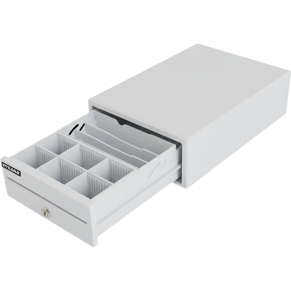 Ящик денежный механический ОФИСМАГ SB-208-W, 205х300х90мм, белый 291402