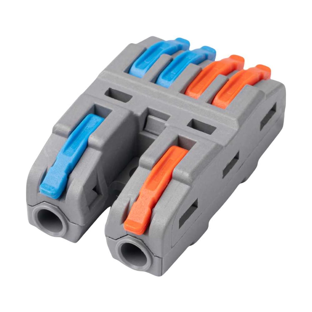 Клеммы строительно-монтажные проходные рычажные Jazzway CMK PTC-2P 4224 450V 32A 0,08-2,5(4,0) мм2 I 5074002