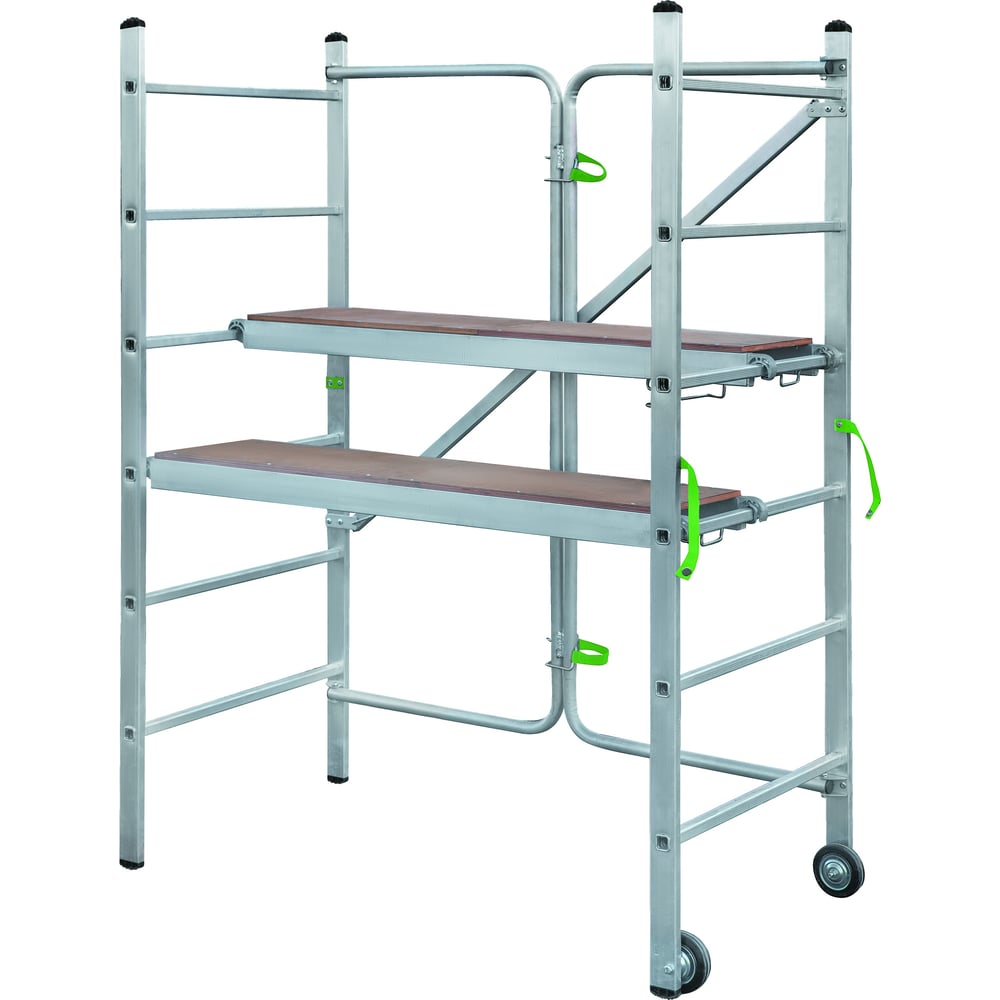 Изображение товара Классическая алюминиевая складная вышка-тура до 3 м NV2460 с колесами