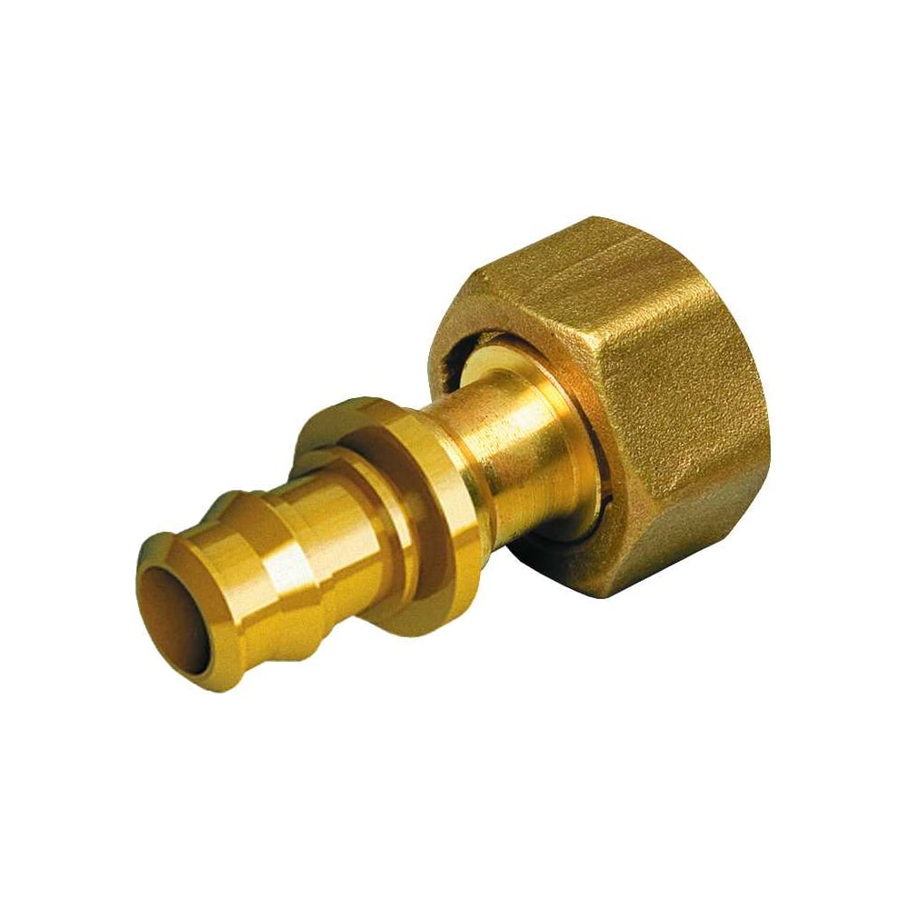 Соединитель прямой BYR PEX БИР ПЕКС Оптима с накидной гайкой, 1/2x20 (2.0), 25 шт 5202-25