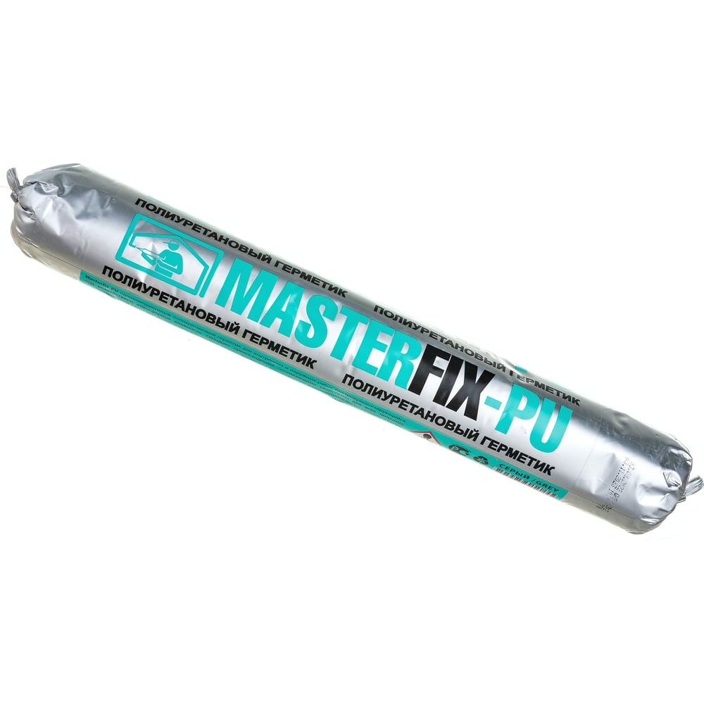 Герметик полиуретановый MASTERFIX PU-40 черный 600 мл (арт.) 1771/АСа
