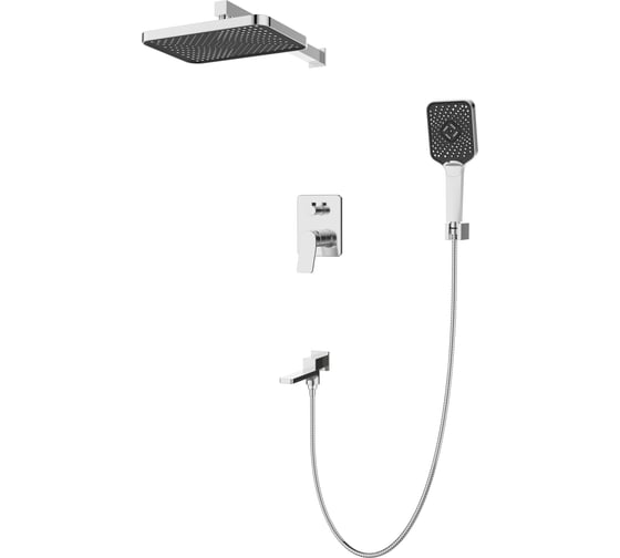 Изображение товара Душевая система скрытого монтажа ESKO Эйгер/Eiger, хром, SET7in1EG