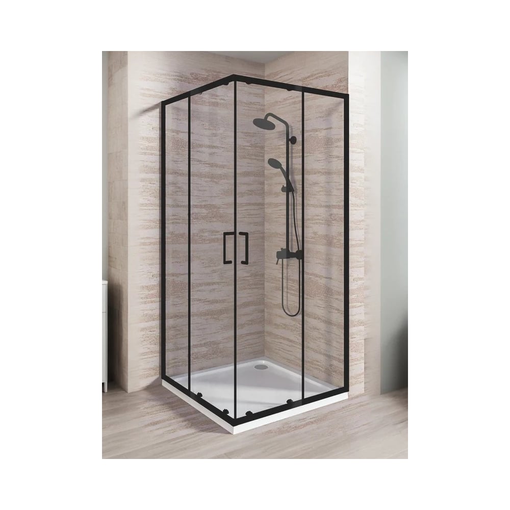 Изображение товара Ограждение душевое GooD DooR LITE CR-90-C-B ЛТ00024 Изображение товара Ограждение душевое GooD DooR LITE CR-90-C-B ЛТ00024