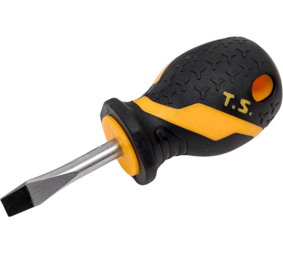Изображение товара Отвертка TOLSEN двухкомпонентная рукоятка с магнитом 6.5x38мм 20132