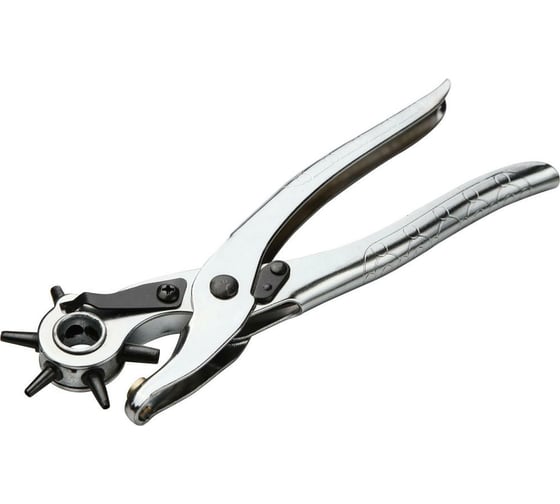 Изображение товара Дырокол TOLSEN цельнометалический для кожи и тканей 220мм 10101