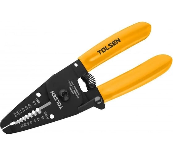 Изображение товара Клещи TOLSEN для зачистки проводов 160мм 38051