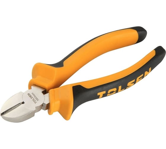 Изображение товара Кусачки TOLSEN боковые комбинированная рукоятка 160 мм 10003