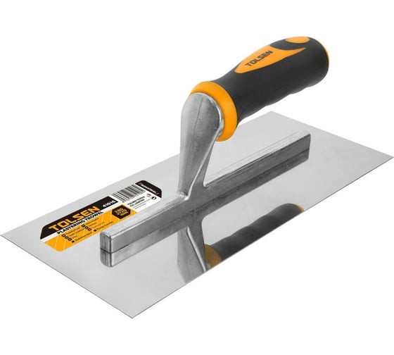 Изображение товара Гладилка TOLSEN с фибер. руч. ПРОФИ 120x280мм прямая 41016