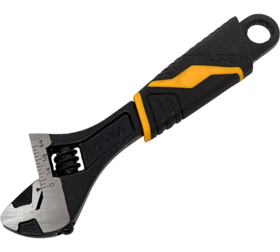 Изображение товара Ключ TOLSEN разводной комбинированная рукоятка ПРОФИ 150мм 15308