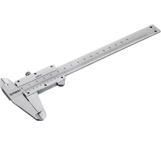 Изображение товара Штангенциркуль РОКОТ 150мм в пластиковой коробке 660-006