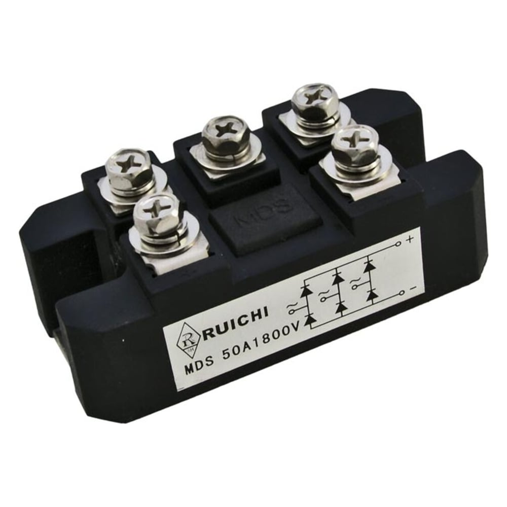 Трехфазный диодный мост RUICHI MDS50A-1800V 72338