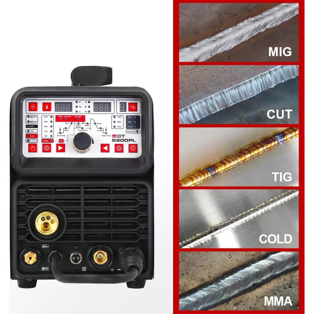 Изображение товара Инвертор сварочный аппарат ANDELI 5 в 1 MCT-520DPL ADL20-602 профессиональный