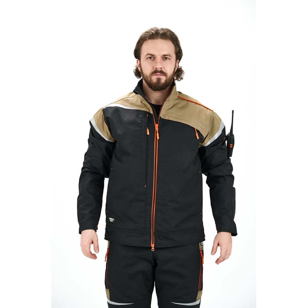 Куртка рабочая FORMA ForceLine FL01, черный-мокко, размер XL, FL016