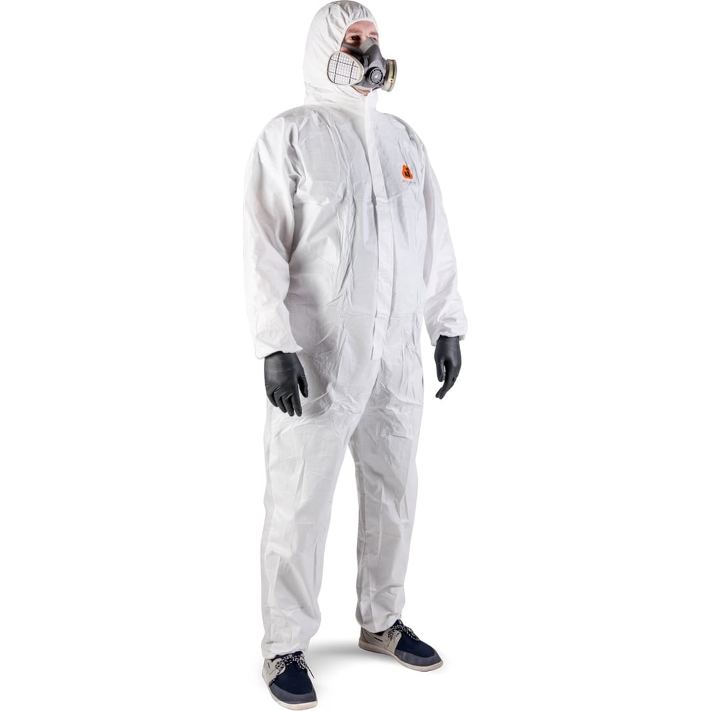 Комбинезон химзащиты из нетканого материала Jeta Safety 65 г/м², разм. L/60-62 JPC-60-5XL