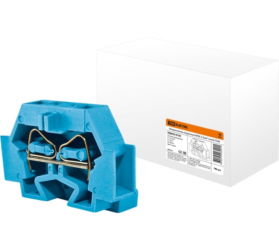 Изображение товара Модульная микроклемма TDM ELECTRIC МКМ 2,5мм2 синяя SQ0822-0105