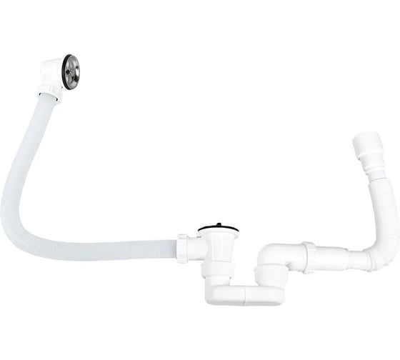 Изображение товара Сифон для ванной WISENT с гибким шлангом W890+3602