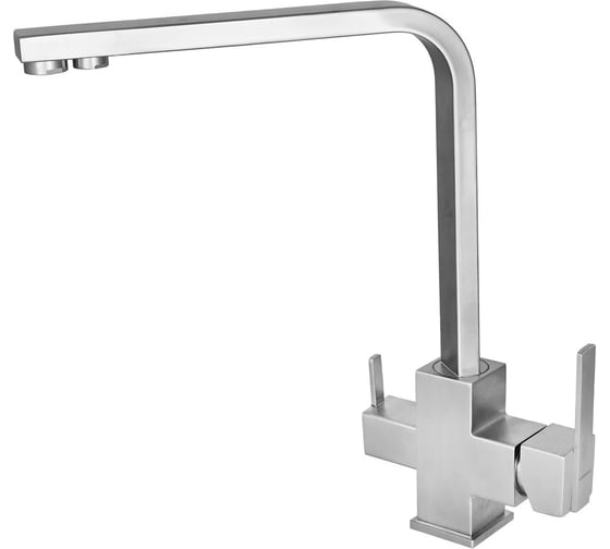 Изображение товара Смеситель для кухни WISENT с подводкой питьевой воды, сатин W4371-3