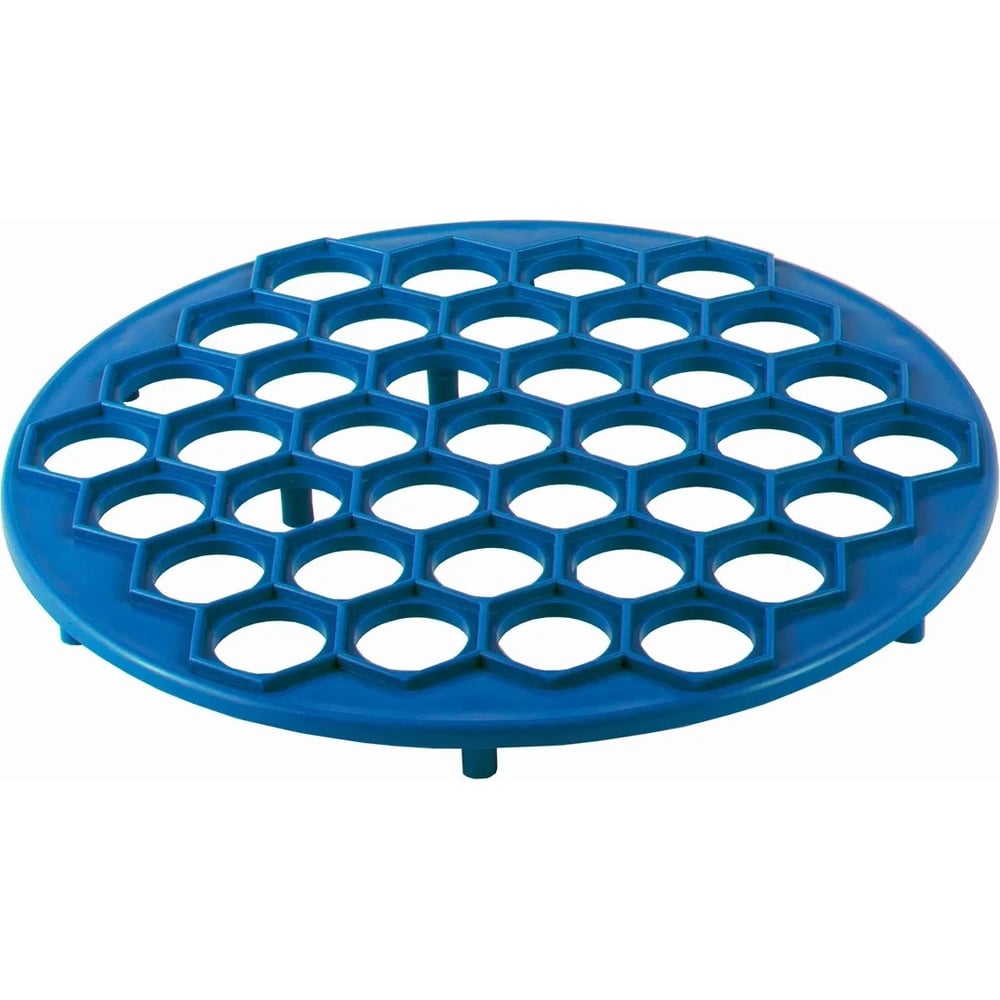 Изображение товара Пельменница DolleX PLM-37B, форма для пельменей 25 см, синяя